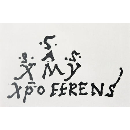 Signature And Monogram Of Christopher Columbus 1451 To 1506 PosterPrint - Item # VARDPI1860665