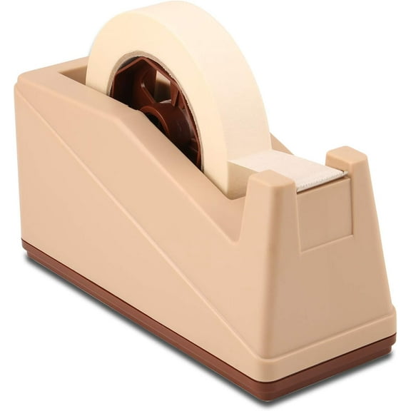 Desktop Tape Dispenser Holder with Large 3 inch Core for Masking Tape, Heat Transfer Sublimation, Painters Freezer and Kitchen