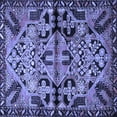 thumbnail image 1 of Ahgly Company Indoor Square Persian Blue Traditional Area Rugs, 3' Square, 1 of 4