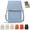 Blue, variant on Touchscreen Phone Crossbody Bag, Anti-Theft Genuine Leather Messenger Purse for Women, Lightweight Travel Shoulder Bag