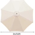 thumbnail image 2 of Replacement Cover For Parasol, 8 Ribs, 3 M, Waterproof, Anti-uv, Replacement Fabric, Beige Hy - F, 2 of 3