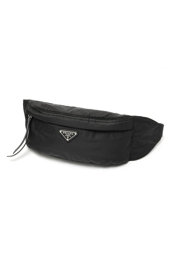Pre-Owned Prada Re-Nylon Belt Bag/Body Bag 1BL034 Nylon Black K-159157 (Good)