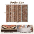 thumbnail image 6 of SIXHOME 8'x10' Tribal Geometric Area Rug Large Indoor Carpet for Living Room Bedroom Dining Room Boho Decor Red, 6 of 6