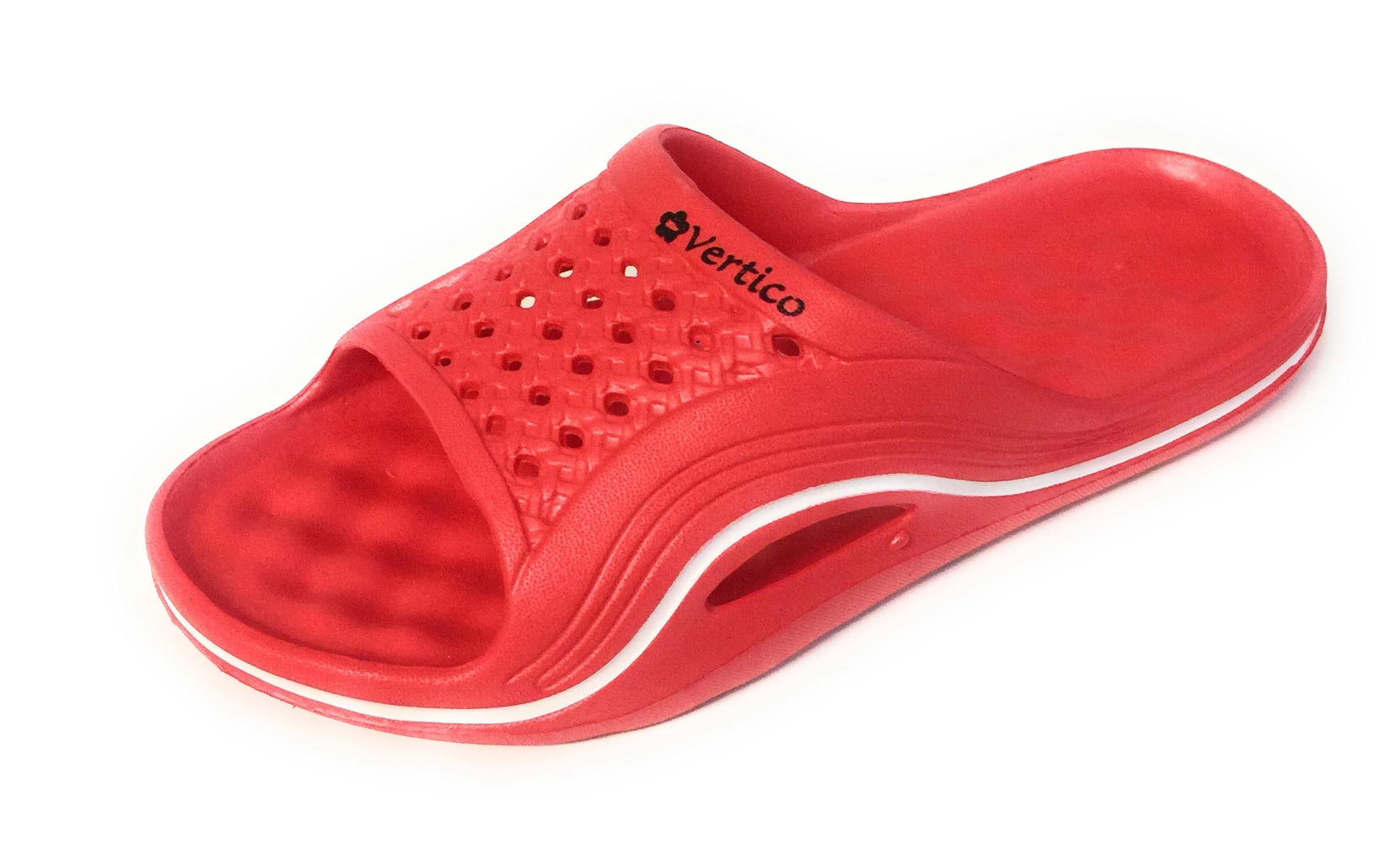 Vertico Footcare - Vertico Red Slide-On Women's Shower Sandal - Walmart.com - Walmart.com