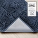 thumbnail image 5 of Juego de alfombras de baño de felpilla Hearth & Harbor, color azul marino, 2 unidades, 5 of 9