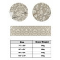 thumbnail image 6 of Xipuska Light Brown Flowers Bed Runners for King Size Bed, Decorative Bed Throws for Foot of Bed, Rustic Boho Ethnic Middle Century Bed Runner Sofa Throw Bedding Scarf Protector Slipcover for Bedroom, 6 of 6