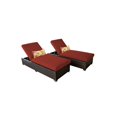 thumbnail image 1 of Belle Chaise Ensemble de 2 Meubles de Patio en Osier d'Extérieur, 1 of 2