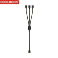 thumbnail image 4 of Controlador ARGB 5V 3PIN a Cable de extensión de interfaz SATA para ventilador de caja de PC (negro), 4 of 9