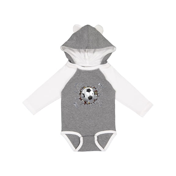 Inktastic Soccer Breakthrough Boys or Girls Long Sleeve Baby Bodysuit