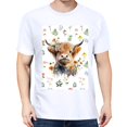 thumbnail image 3 of Women Oversize T-Shirt-cow Summer Casual Short Sleeve Loose Tee Tops, 3 of 5