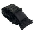 thumbnail image 3 of Safavieh Faux Fur Alexi 20" x 80" Solid Bed Throw Runner, 3 of 3