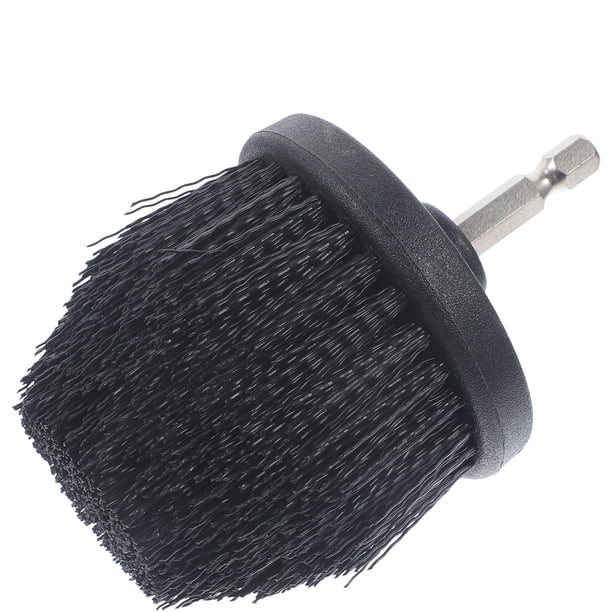 RENACLIPY Accesorio Cepillo Negro Para Taladro Ideal Para Limpiar Inodoros Duchas Y Paredes De Azulejo