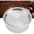 thumbnail image 2 of 51mm Coffee Filter Removable Stainless Steel Double Wall Filter Non Pressurized Filter Basket Powder Tank Pressure for GUSTINO, 2 of 7