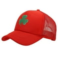 thumbnail image 2 of Visières à Moins de 10 $ Rouges Hommes Chapeau d'Été en Maille Respirante Béret Gavroche Casquette Cabbie Casquette Plate, 2 of 5