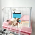 thumbnail image 2 of QLOUNI Rabbit Hay Feeder Bag Guinea Pig Hay Feeder Storage Bag Hanging Hay Feeder Sack 600D Oxford Cloth Fabric for Small Animals, 2 of 8