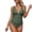 Green, variant on Antinous Ladies Solid Backless Chest Padding Off-Shoulder Bikinis Tops