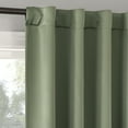 thumbnail image 3 of Sun Zero Aria 2-Pack Magnetic Closure Theater Grade 100% Blackout Back Tab Curtain Panel Pair, 52"X84", Sage Green, 3 of 10