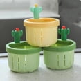 thumbnail image 3 of YYKihy Cactus Kitchen Sink Drain Strainer Cleaning Kitchen Sink Strainer Automatic Dumping Basket Multi Functional Home Use Cactus Sink Draining Basket Filter Net Lifting, 3 of 9