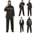 thumbnail image 2 of Luxalzxs Mens Rain Suit 2 Piece Waterproof Protective Breathable Classic Rain Gear Lightweight Hooded Rain Jacket Pants Suit Rainwear, 2 of 5