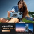 thumbnail image 6 of for iPhone 13 Mini Case with Screen Protector,Sliding Camera Cover,-Grade Cover with  Stand Phone Case 5.4" Light Blue, 6 of 13