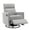 Gray, variant on Modern Linen Upholstered Rocking Chair, 360° Swivel Glider Recliner Chair with Footrest for Living Room Bedroom