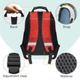 thumbnail image 4 of Bulopur Boys 17 Inch School Backpack 4 in 1 Fire Truck Print Bookbag with Lunch Bag, Water Bottle Sleeve and Pencil Case for Boys, 4 of 8