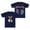 Navy, variant on Quevedo Buenas Noches Tour 2025 Merch T-Shirts Women Men HipHop Crewneck Short Sleeve Tee