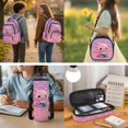 thumbnail image 2 of KUIFORTI Pink Axolotl School Bag with Lunch Bag Set 4Pcs for Girls, Kids Backpack with Pencil Pouch Water Bottle Sleeve for Elementary Primary Middle School Students, 2 of 6