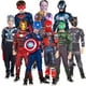 thumbnail image 2 of Disfraz de superhéroe de Marvel para niños, mono muscular de Capitán América, Iron Man, Thor, Hulk, fiesta de Halloween Fivean unisex, 2 of 2