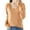 Khaki, variant on AherBiu Winter Tops for Women Fuzzy Warm Long Sleeve V Neck Thermal Warm Sweaters Comfy Pullover Blouse