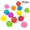 thumbnail image 2 of Parrot Chew Ball Natural 10PCS Decorative Rattan Ball Vine Ball Bird Chewing Toy, 2 of 10