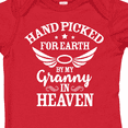 thumbnail image 4 of Inktastic Handpicked for Earth by My Granny in Heaven with Angel Wings Boys or Girls Baby Bodysuit, 4 of 5