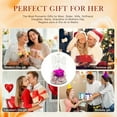 thumbnail image 7 of Zaxius Forever Flowers Preserved Roses Gift for Women Mom Girlfriend Wife Fresh Real Roses Eternal Flowers with LED Mood Lights For Birthday, Wedding Anniversary, Thanksgiving, Valentine's Day, 7 of 7
