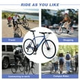thumbnail image 5 of 700C Hybrid Bike for Adults Men Women, 24-Speed Road Bike with Disc Brakes, 85% Pre-assembled, Commuter Bike, City Bike, Blue, 5 of 7