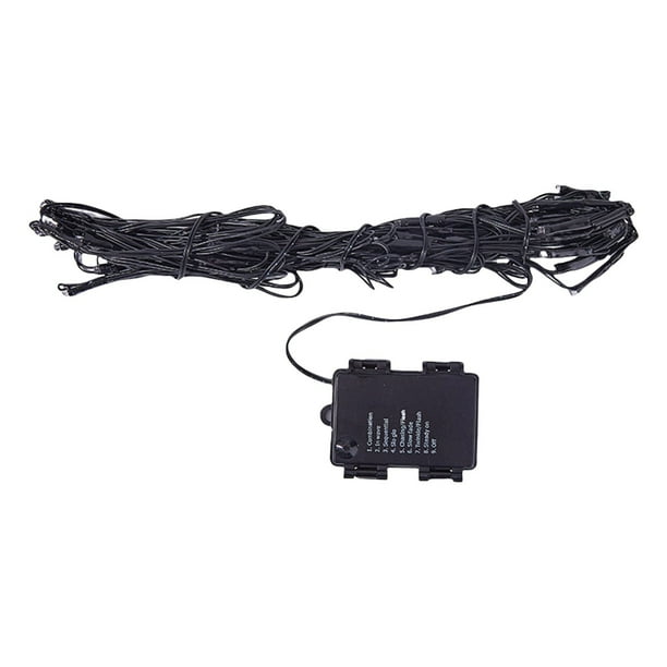 Uuiauoio Halloween Web Light String with LED Bulbs,Indoor Outdoor Decoration for Parties and Haunted Houses, Battery Operated Spider Web Design for Walls, Fences, and Porch Displays