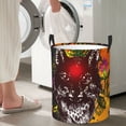 thumbnail image 5 of Lsque Wolf With Wildflowers Pattern Laundry Hamper Basket, Tall Woven Rope Hamper Basket for Clothes, Lightweight Storage Basket, Collapsible Waterproof-Medium, 5 of 6
