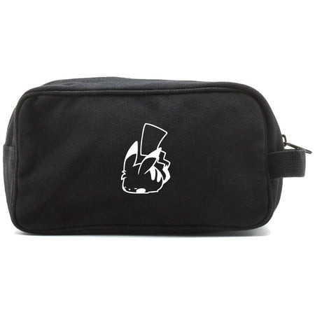 Pokemon Pikachu Poke Ball Canvas Dual Two Compartment Travel Toiletry Dopp (Best Pokemon In X And Y)