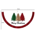 thumbnail image 2 of Bandera de medio abanico de Navidad Banderines en forma de abanico Decoración de Navidad al aire libre (Árbol de Navidad) JShteea Libre de BPA, 2 of 5