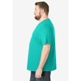 thumbnail image 3 of KingSize Men's Big & Tall Shrink-Less Lightweight Crewneck T-Shirt, 3 of 6