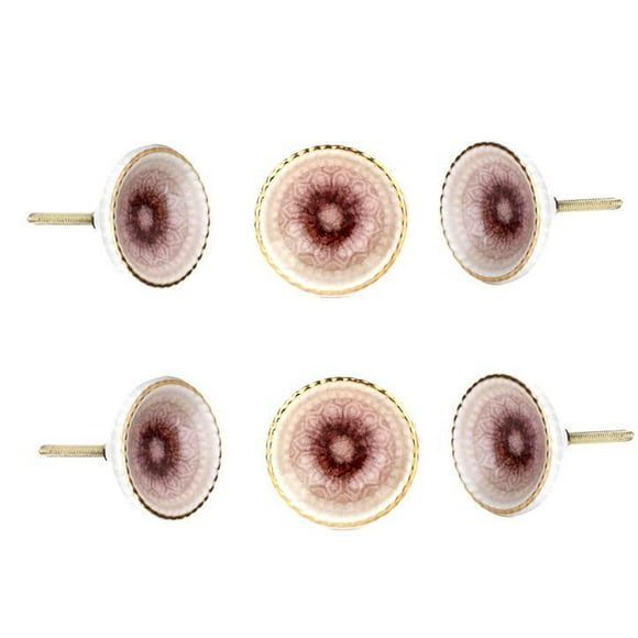 Marrakesh Pink Cabinet Knob ( Set Of 6 )