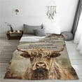 thumbnail image 5 of Yibo Deer Blanket A Hunter's Prayer Decor Blanket Deer Hunting Blanket Gifts for Girls Boys Deer Lovers Super Warm Soft Plush Lightweight Flannel Bed Blanket for Kids Adults Men Women, 5 of 8