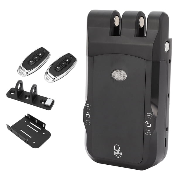 Cerradura Electrónica Inalámbrica Sin Llave, Alarma De Batería Baja, Antipalanca, Conexión WIFI, Bloqueo De Control Remoto Invisible, Bloqueo Cruzado, Dual Para El