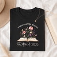 thumbnail image 4 of Jollimate A New Chapter Begins Retired 2026 Shirt, Floral Book Lover Retirement Tee, Gift for Retiring Teacher Librarian, 4 of 6