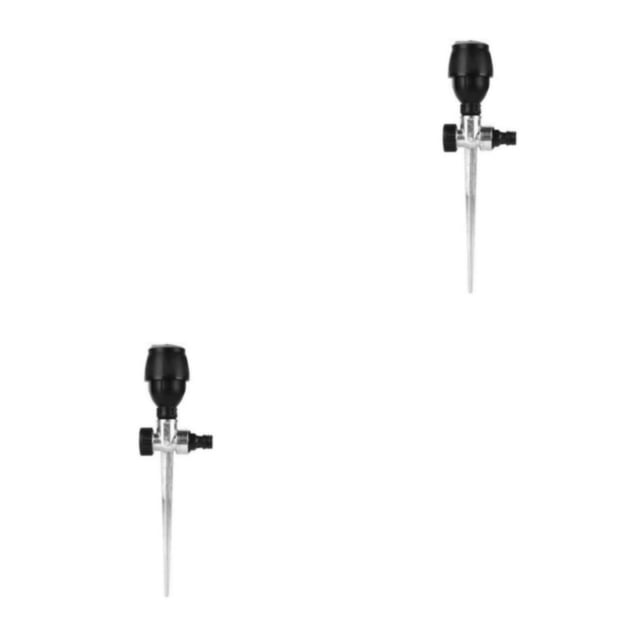 Wosthever Boquilla giratoria para riego de jardín, cabezal rociador, trípode Universal, herramienta de riego, rociadores de flores para plantas Pin de metal/rociador 2Conjunto