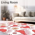 thumbnail image 2 of ODIKA 6 Machine Washable Non-Slip Area Rug, Provincial Poultry Sunrise Archway Entryway Decoration Ultra Soft Rug, None, 517681, 2 of 7