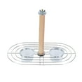 thumbnail image 5 of Parrot Feeding Cups Birdcage Bowls Stand Toy Detachable Wood and Metal for Parakeet Lovebird Conure Cockatiel, 5 of 9