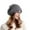 Grey, variant on Women's AutumnWinter Knitted Postpartum Hat with Small Brim and Ear Warm Cap for Large Head Pile Hat State Trooper Hat Windproof Cap Women and Check Hat Heated Work Hat Logger Hats for Men