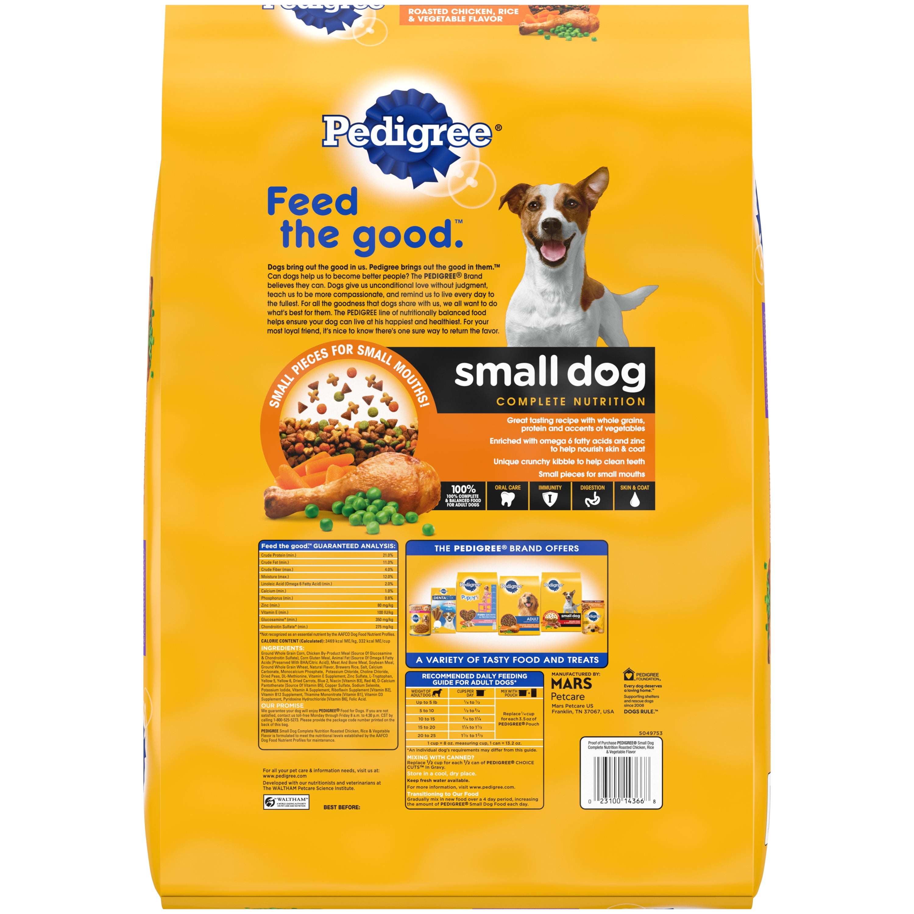 Pedigree small dog food cheap