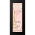 thumbnail image 2 of Bailey, Ann 11x24 Black Modern Framed Museum Art Print Titled - Hearts of Paris, 2 of 5
