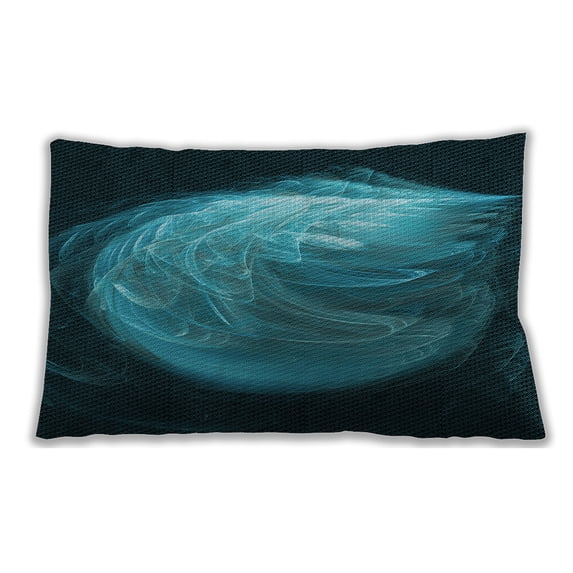 Ahgly Company Indoor Rectangular Contemporary Lumbar Throw Pillow, 13 inch by 19 inch